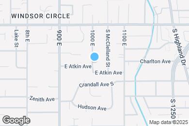 Map image of the property - 2803 S 1000 E