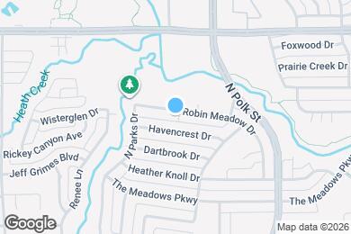 Map image of the property - 700 Robin Meadow Dr