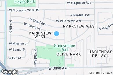 Map image of the property - 7126 W Hatcher Rd