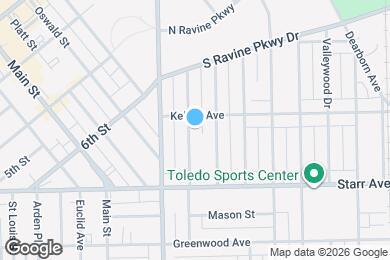 Map image of the property - 315 Parker Ave