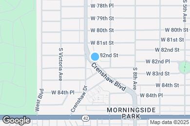 Map image of the property - 8228 Crenshaw Blvd