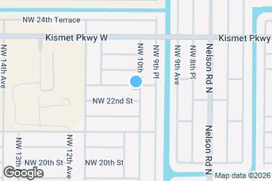 Map image of the property - 1000 NW 22nd Terrace