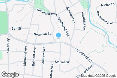 Map image of the property - 601 Cleveland St
