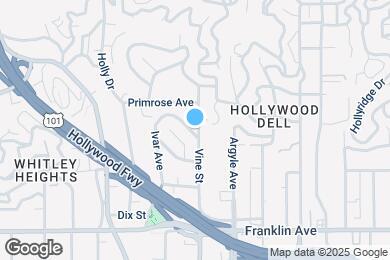Map image of the property - 2103 Vine St