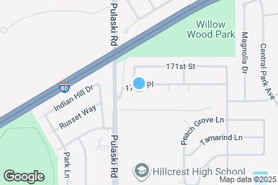 Map image of the property - 3950 171st Pl