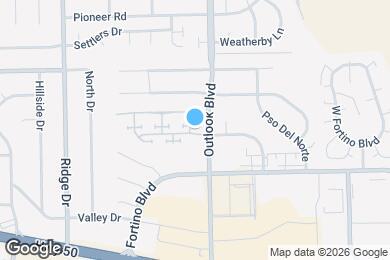 Map image of the property - 4141 Outlook Blvd