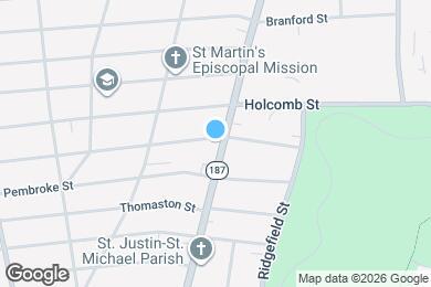 Map image of the property - 349 Blue Hills Ave