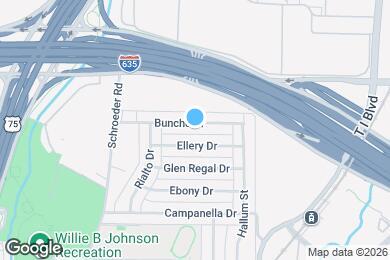 Map image of the property - 8404 Bunche Dr