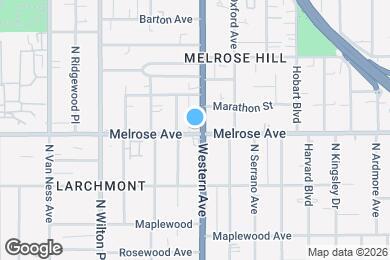 Map image of the property - 5001 Melrose Ave