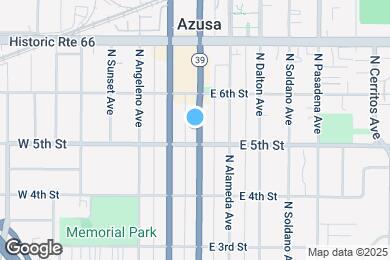Map image of the property - 515 N Azusa Ave
