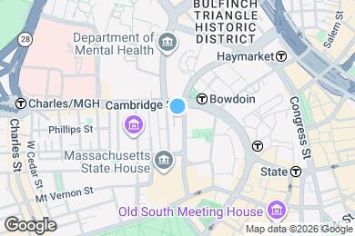 Map image of the property - 17 Bowdoin St