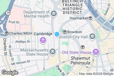Map image of the property - 27 Bowdoin St