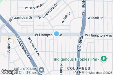 Map image of the property - 7825 W Hampton Ave