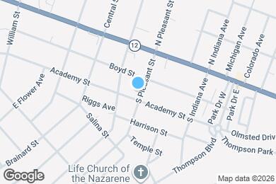 Map image of the property - 218 S Pleasant St