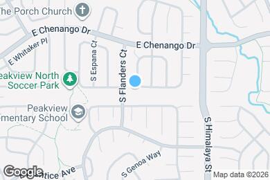 Map image of the property - 19776 E Bellewood Dr