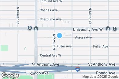 Map image of the property - 1020 Aurora Ave