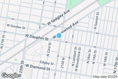 Map image of the property - 2304 N Gratz St
