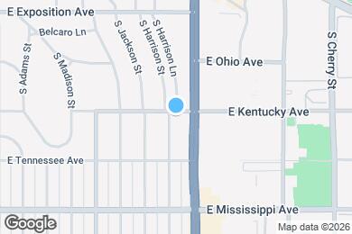 Map image of the property - 900 S Harrison St