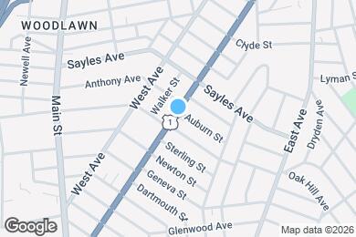 Map image of the property - 422 Pawtucket Ave