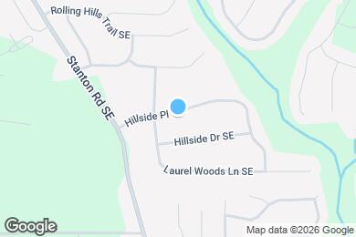 Map image of the property - 1411 Hillside Pl SE