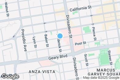 Map image of the property - 2495 Sutter St