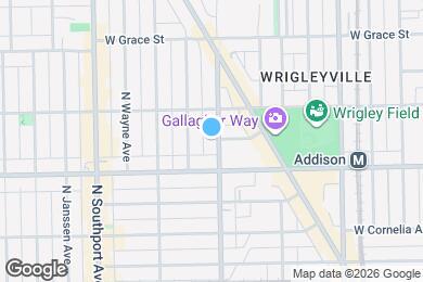 Map image of the property - 3626 N Racine Ave