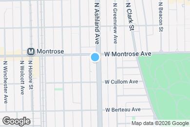 Map image of the property - 4342 N Ashland Ave