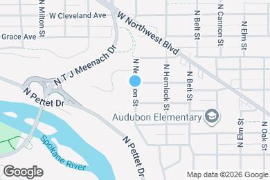 Map image of the property - 2523 N Nettleton St