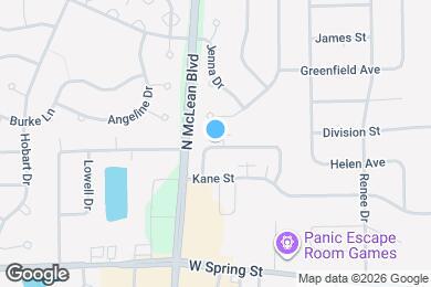 Map image of the property - 1110 Manchester Ct