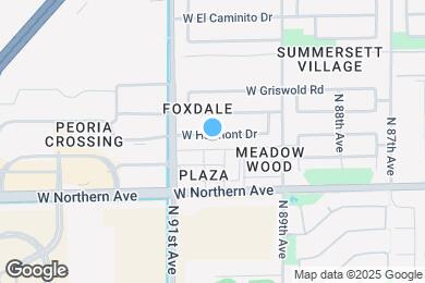 Map image of the property - 9023 W Harmont Dr