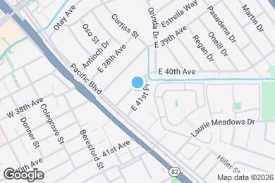 Map image of the property - 52 E 40th Ave