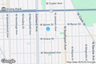 Map image of the property - 3827 N Greenview Ave