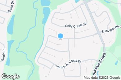 Map image of the property - 1043 W Riviera Blvd