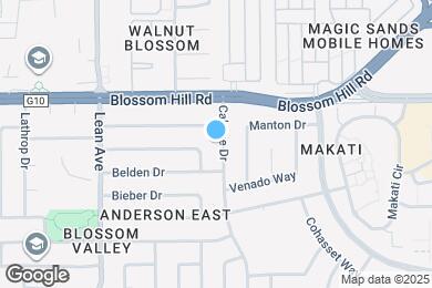 Map image of the property - 5677 Calpine Dr