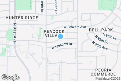 Map image of the property - 8811 W Greenbrian Dr