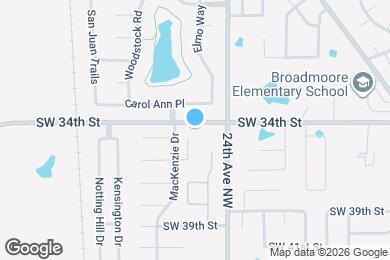 Map image of the property - 3500 Brittany Ct