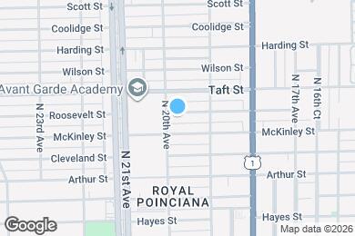 Map image of the property - 1948 Roosevelt St