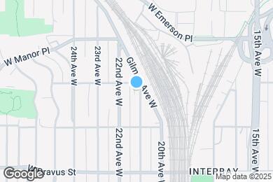 Map image of the property - 3453 21st Ave W