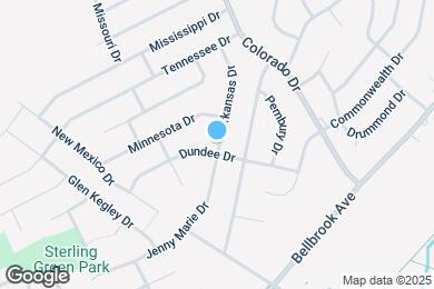 Map image of the property - 1255 Arkansas Dr