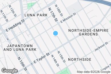 Map image of the property - 751 N 16th St