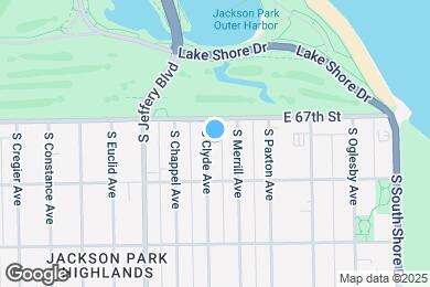 Map image of the property - 6723 S Clyde Ave