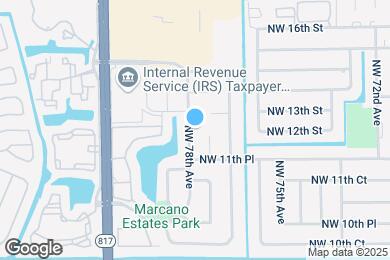 Map image of the property - 1200 NW 78th Ave