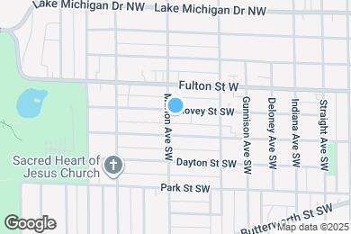 Map image of the property - 1054 Hovey St SW