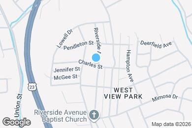 Map image of the property - 1200 Riverside Ave