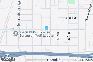Map image of the property - 294 E Thornton St