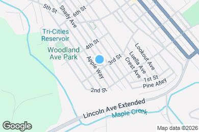 Map image of the property - 303 Shady Ave