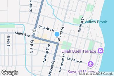 Map image of the property - 2412 N 2nd St