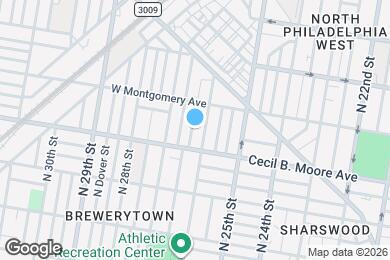 Map image of the property - 1727 N Bailey St