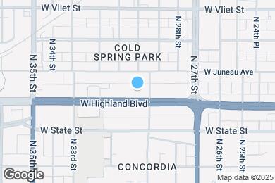 Map image of the property - 2920 W Highland Blvd