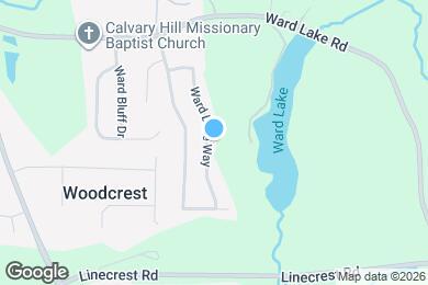 Map image of the property - 2882 Ward Lake Way